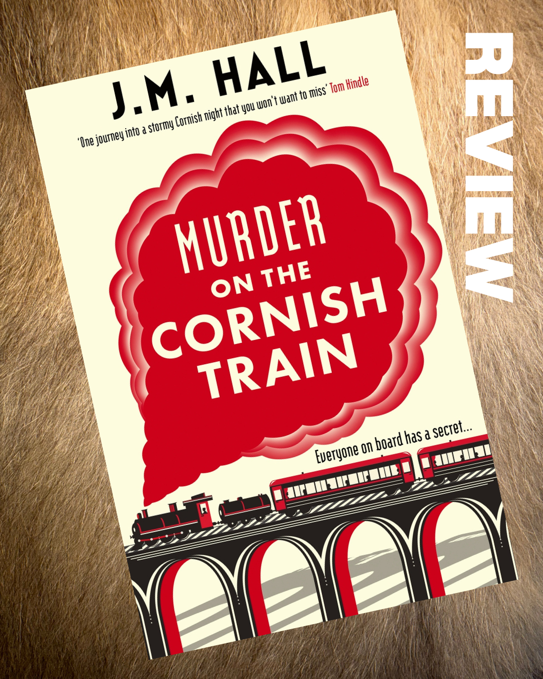 REVIEW: Murder on the Cornish Train by J M Hall